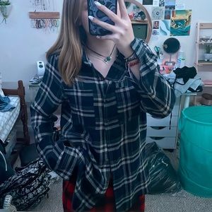 blue flannel